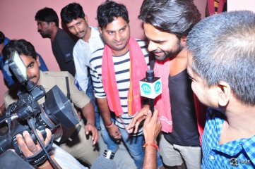 Sardaar Gabbar Singh Movie Hungama at Arjun Theater